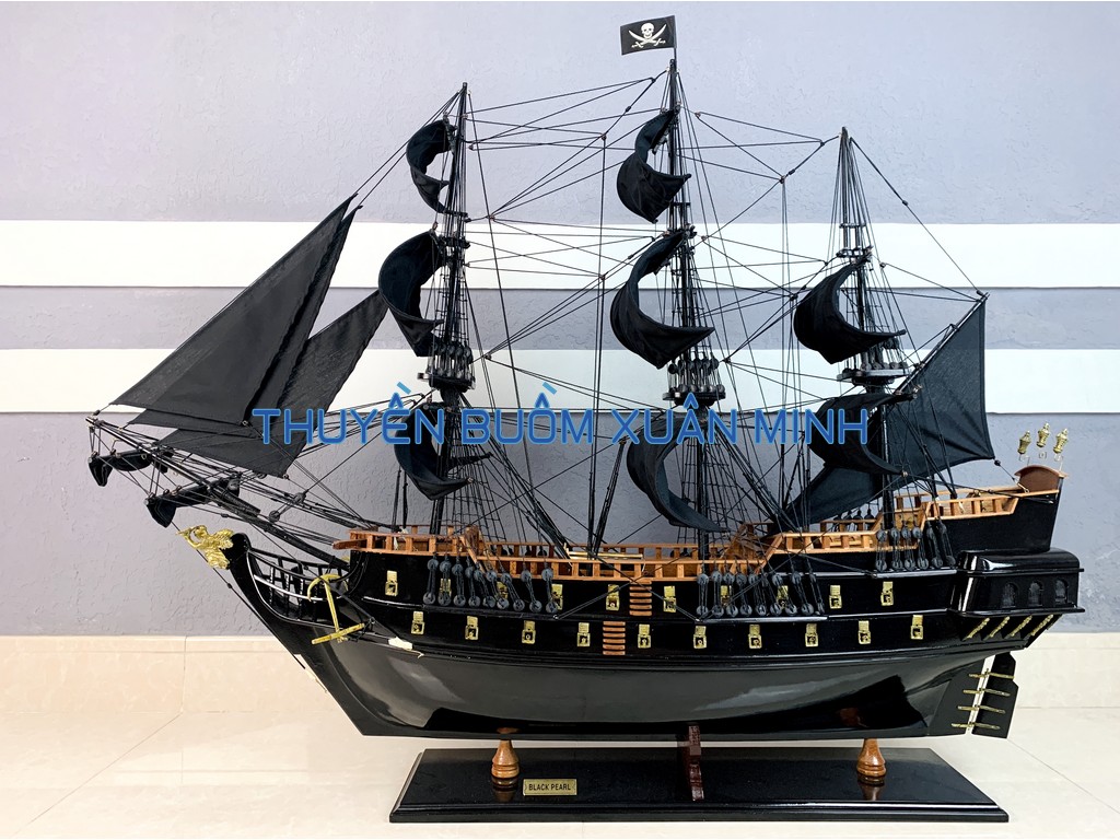 Mô hình tàu cướp biển Black Pearl kiểu cũ  HÀNG ODER  Nest Decor