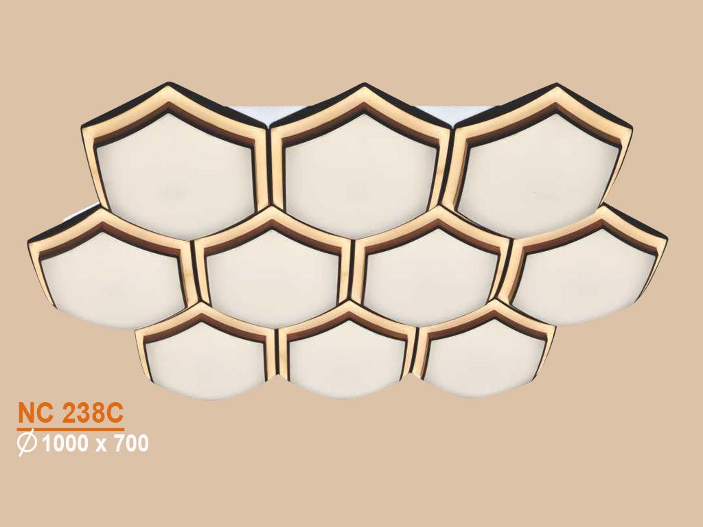 Đèn mâm - ốp trần pha lê cao cấp vkt-nc-238c
