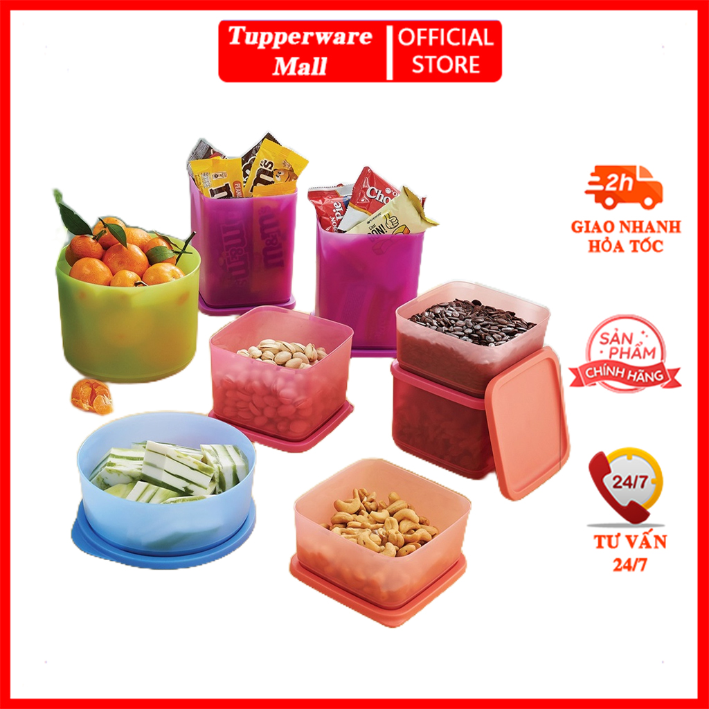 Bộ hộp bảo quản thực phẩm Magic Set 8 hộp Tupperware