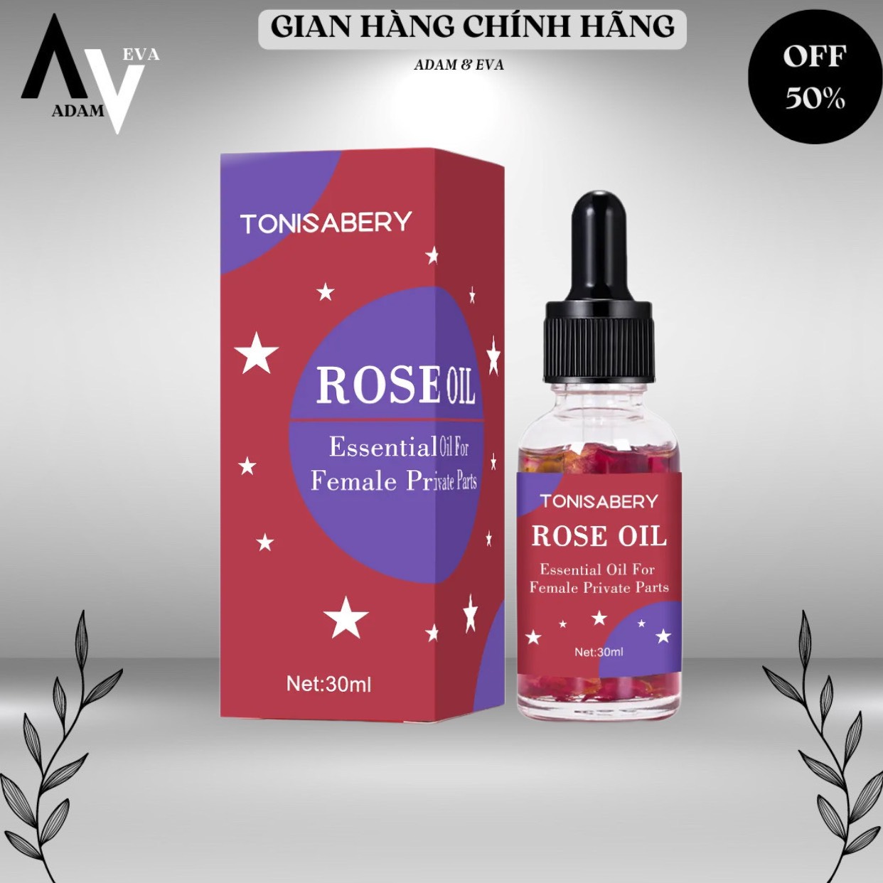 [7 ngày hết thâm] Serum hoa hồng 30ml, giảm thâm vùng kín, vùng nách, đầu gối, LÀM HỒNG cô bé và nhũ hoa