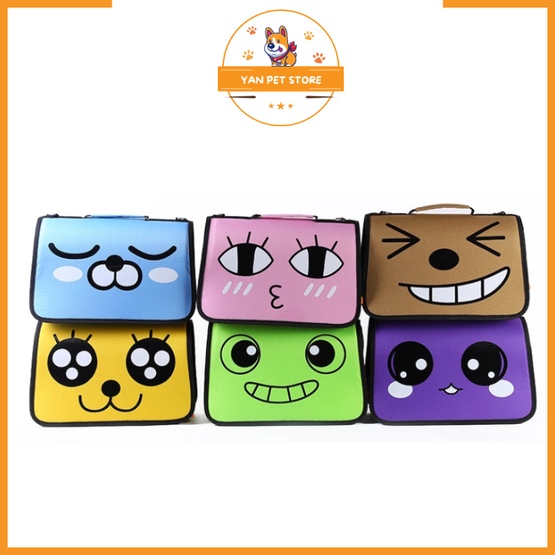 [ Gia Rẻ ] Túi Vân Chuyển Chó Mèo Mặt Cảm Xúc