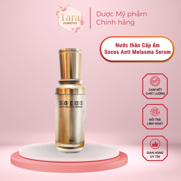 Nước thần Cấp ẩm Chuyên sâu da SOCOS Anti Melasma Serum 50ml
