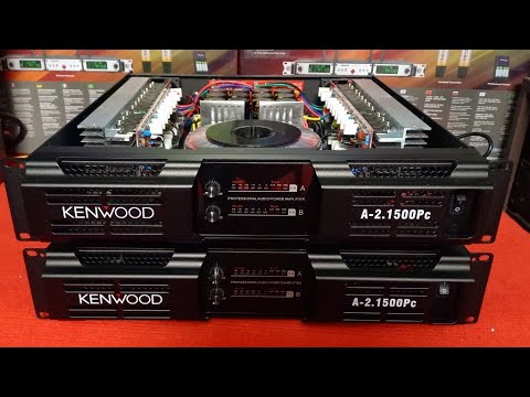  Main Cục Đẩy Công Suất 2 Kênh Kenwood A-2.1500pc 2x1000w 8 Ôm 2x1600w 4 Ôm - 44 Sò Nguồn Đồng - Gia Khang Shop 