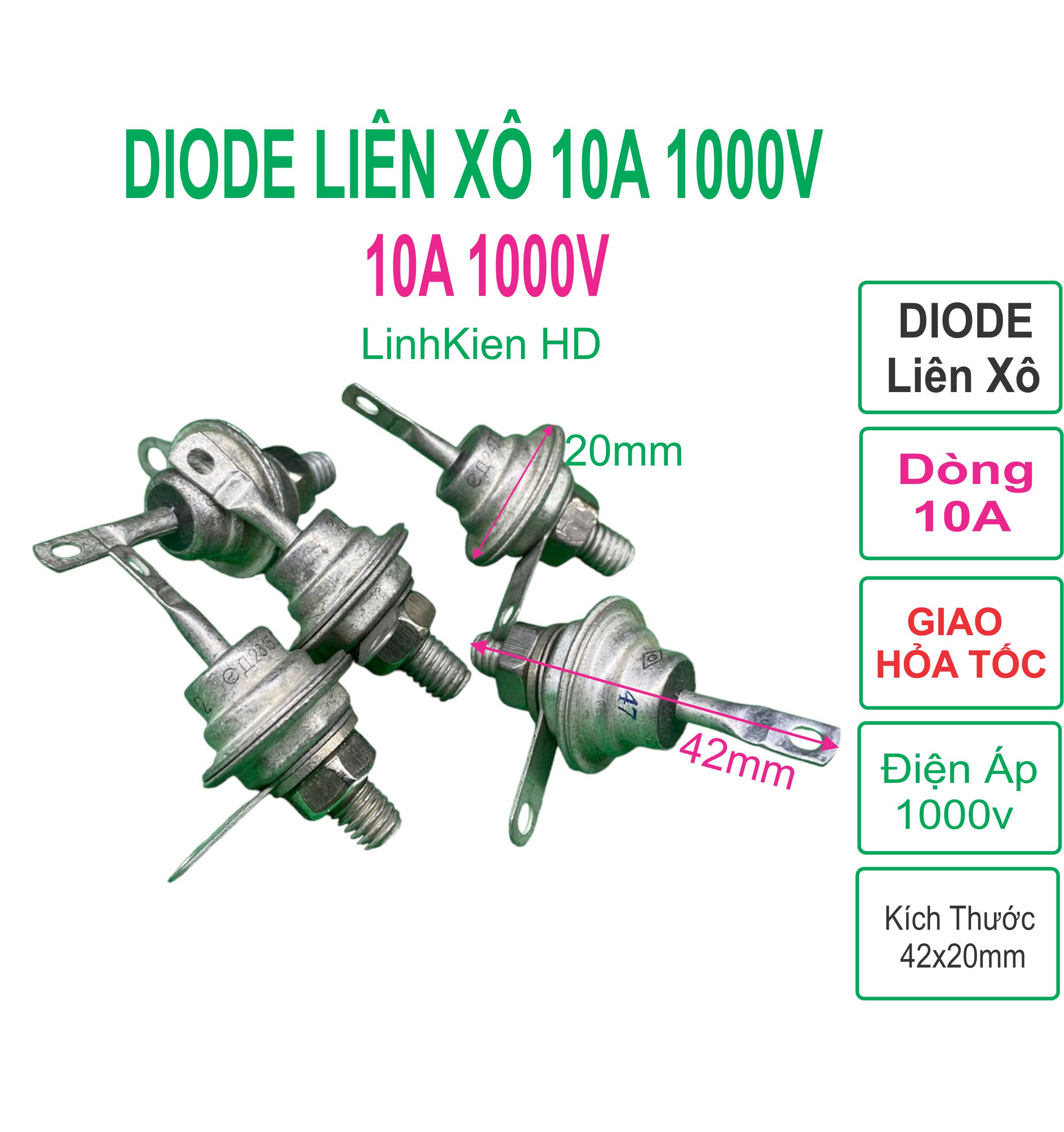 Đi ốt - diode liên xô 10a 1000v linhkien hd