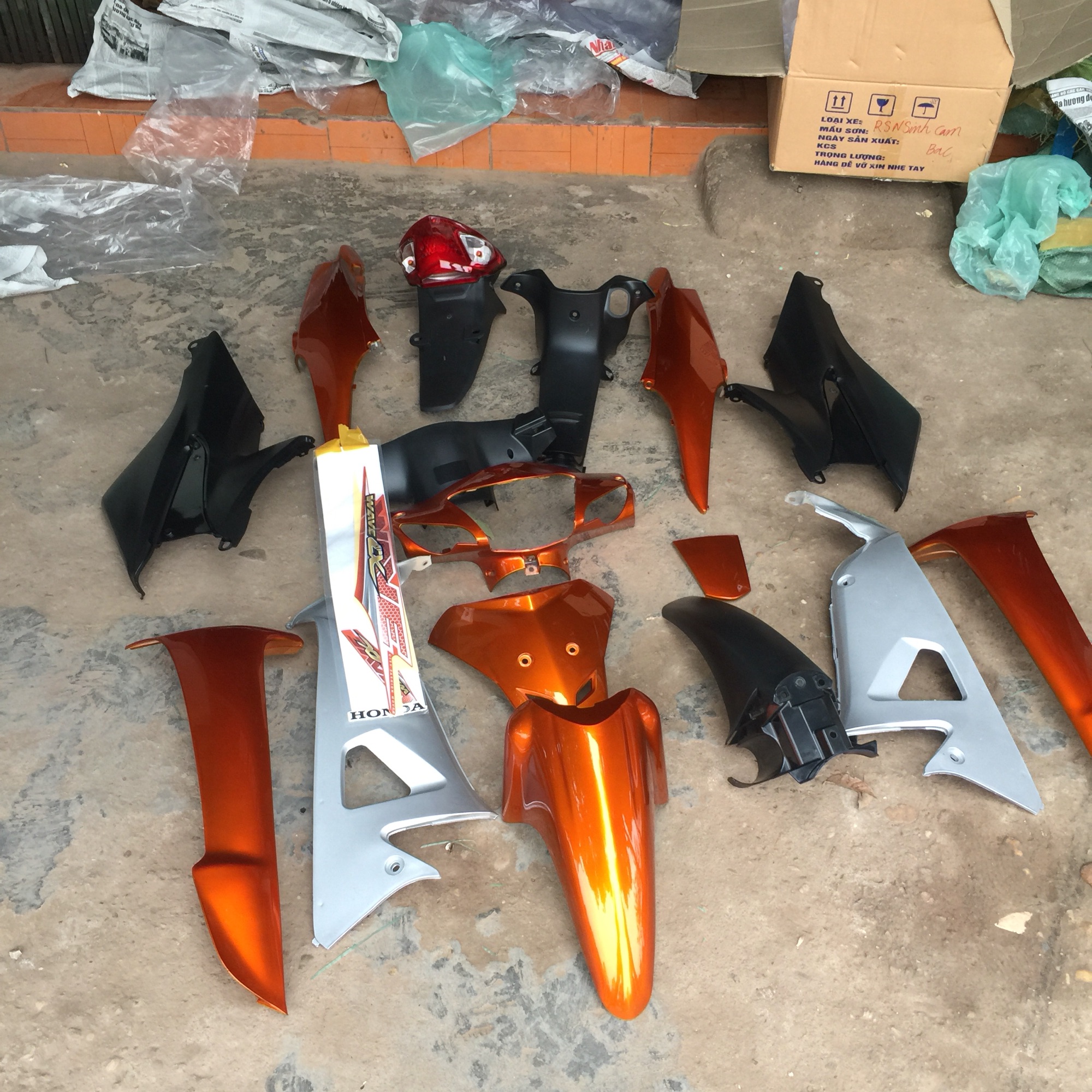 Bộ nhựa full dàn áo xe Wave 50cc Wave 216 Wave 100