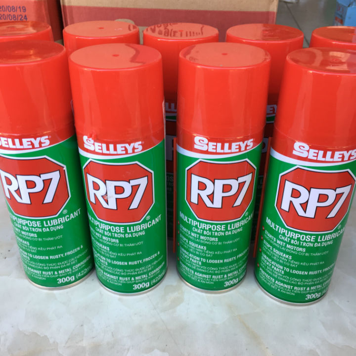 Dầu Chống Rỉ Sét Và Bôi Trơn Selleys RP7 300g Cao Cấp  rp7  rp7 chai xịt 300g  rp7 chai xịt chống rỉ  rp7 thái lan  bình xịt chống rỉ sét  rp7 chất tẩy dầu mỡ  rp7 chất bôi chơn đa dụng phá rỉ sét.