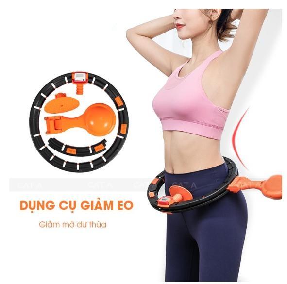[HCM]VÒNG LẮC EO THÔNG MINH HULA HOOP THẾ HỆ MỚI - Giảm mỡ bụng điều hòa nhịp tim massage cơ bụng tiện lợi sử dụng
