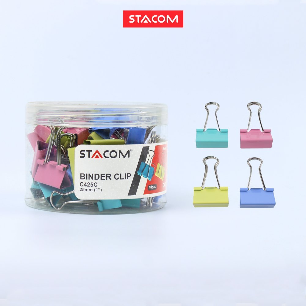 Kẹp bướm màu 15mm stacom c415c
