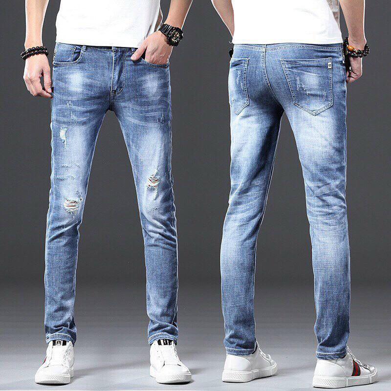 Quần jean nam quần denim nam co giãn quần jean nam phong cách nhật độc lạ mẫu mới thời trang trẻ mun's shop m0206