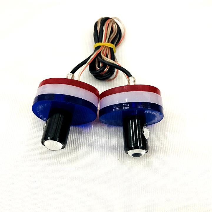 Bộ 2 đèn led xinhan cúc áo viền mica 3 lớp