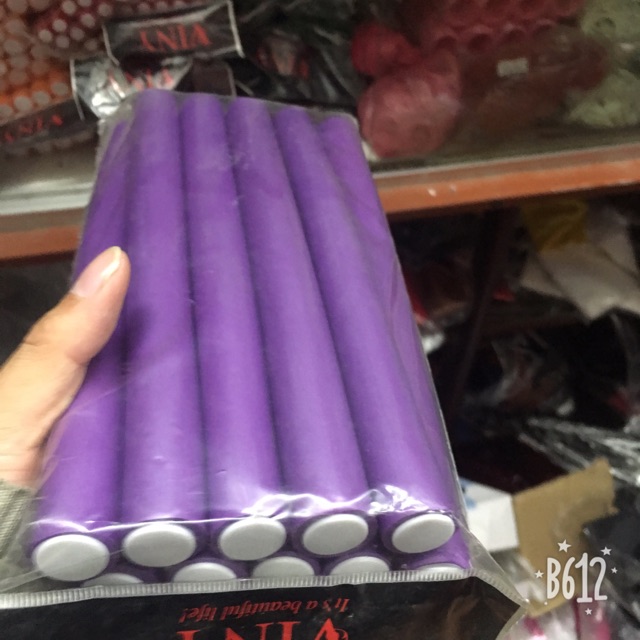 Trục xương uốn xoăn sóng cao su dẻo - size vừa vàng