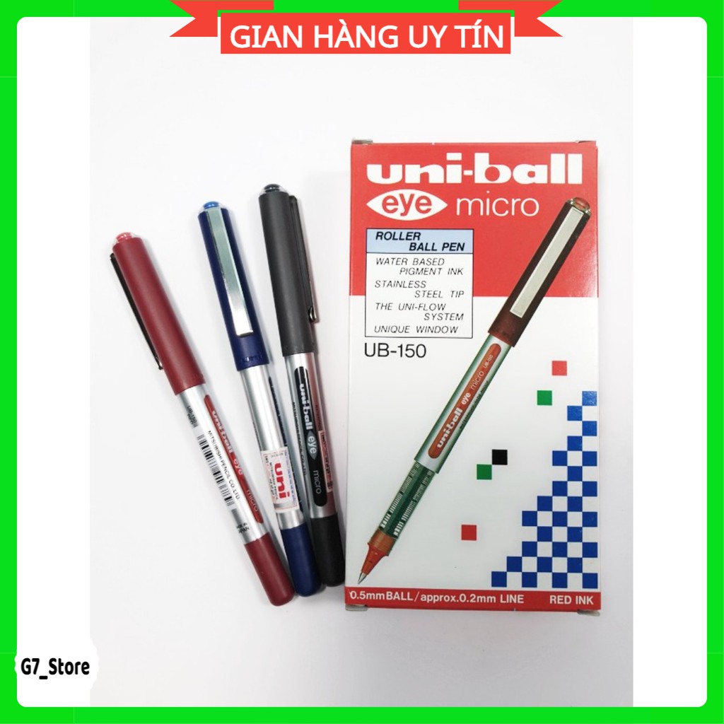 Hộp 12 bút ub 150 uni ball,bút gel ub150 hàng thường