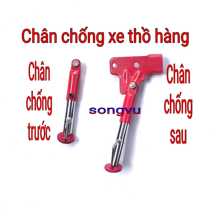 Chân chống xe máy chở hàng