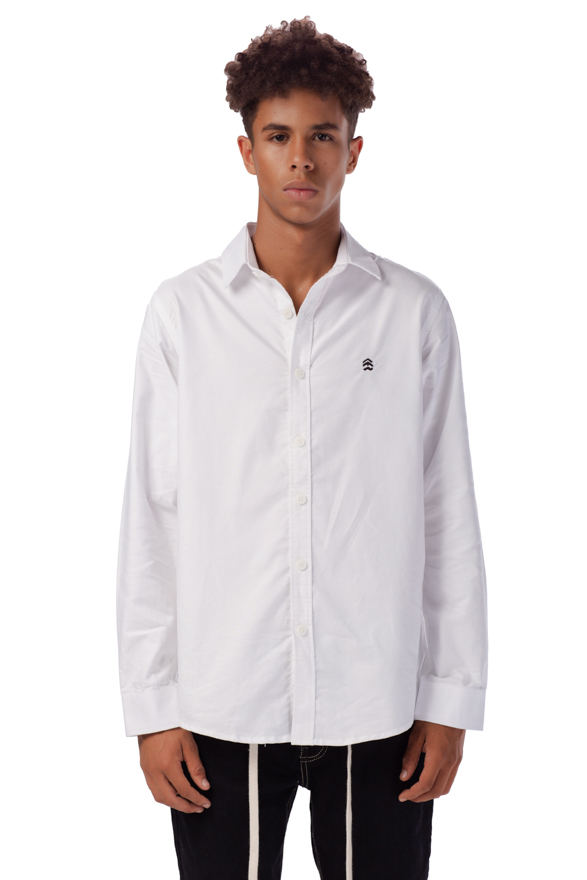 5THEWAY® 5TW/RTW LS REGULAR SHIRT™ in WHITE aka Áo Sơ Mi Trắng Tay Dài