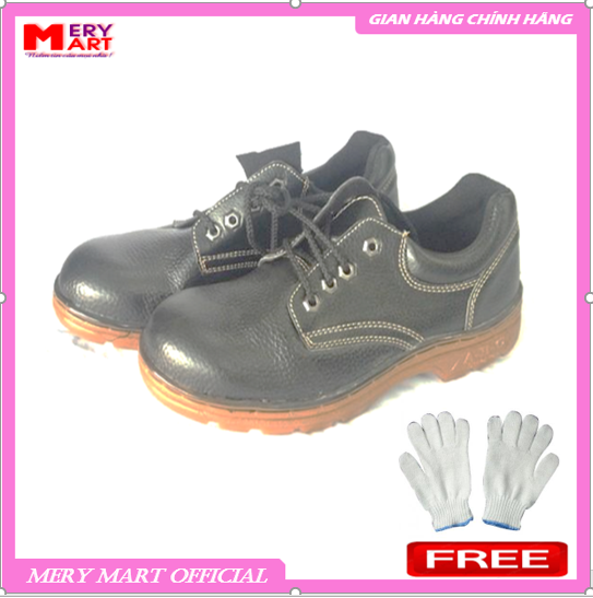 Giầy ABC mũi thép đế kếp chống đinh siêu bền - Tặng 01 Đôi Găng Tay Len Bảo Hộ Lao Động
