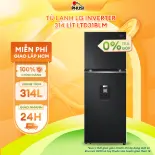 Tủ lạnh LG Inverter 314 lít LTD31BLM - BH chính hãng 24 tháng