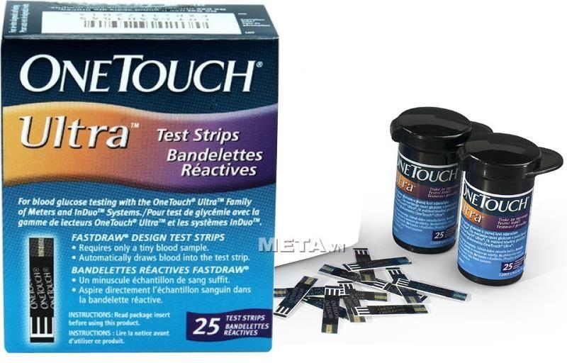 Que thử đường huyết One Touch Ultra 25 que