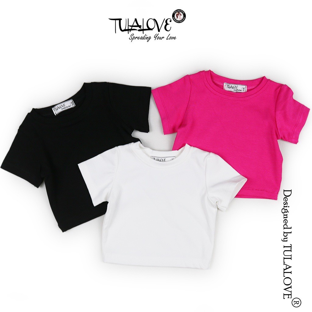 Áo Croptop Cộc Tay Cho Bé Gái xinh xắn