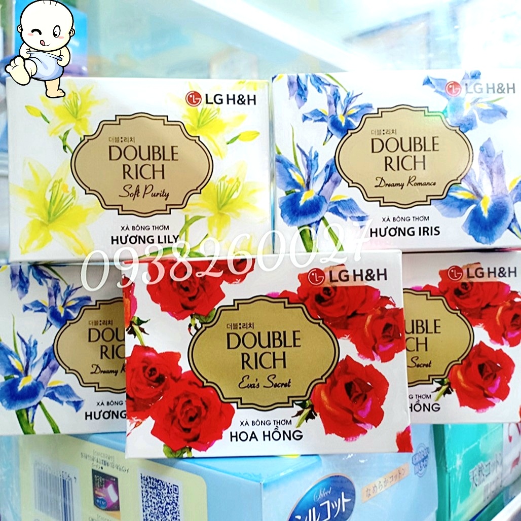 Xà bông cục double rich 90g