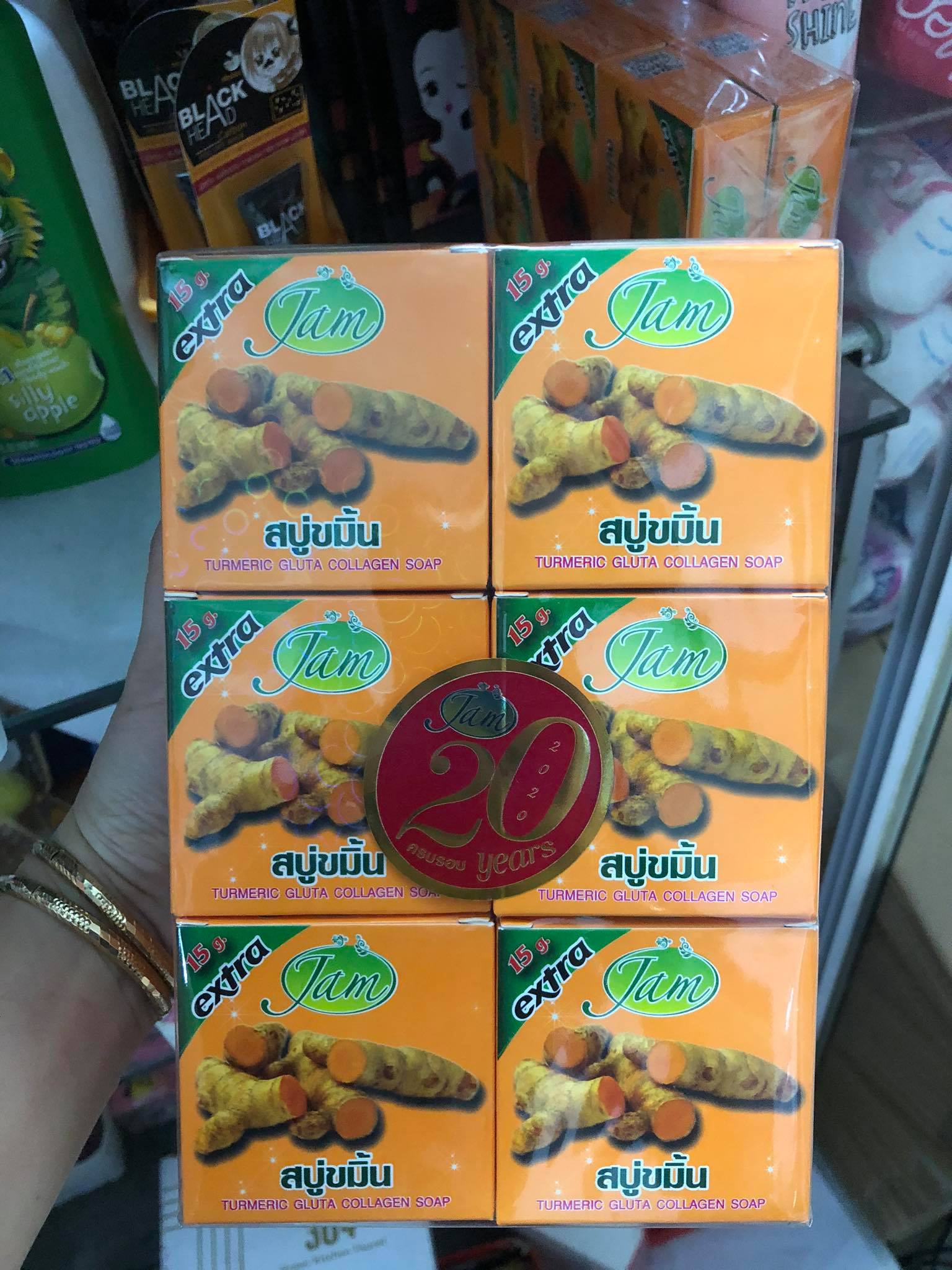 [HCM]Xà Phòng Nghệ JAM Thái Lan