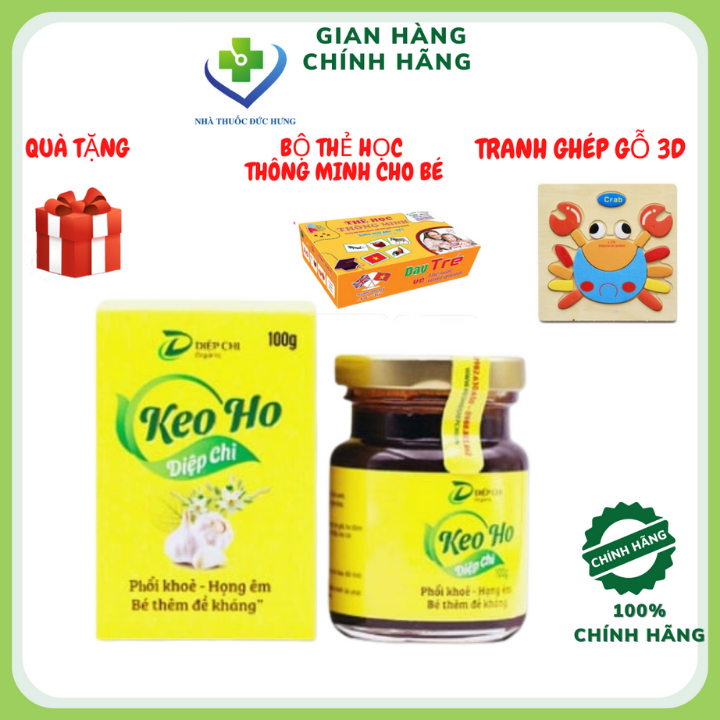 Keo ho Diệp Chi giảm ho an toàn cho bé 100g