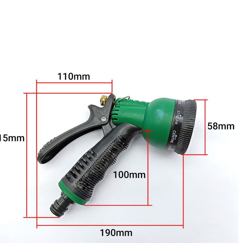 Vòi nước vòi phun nước rửa xe tưới cây tăng áp thông minh 8 chế độ tưới 206815