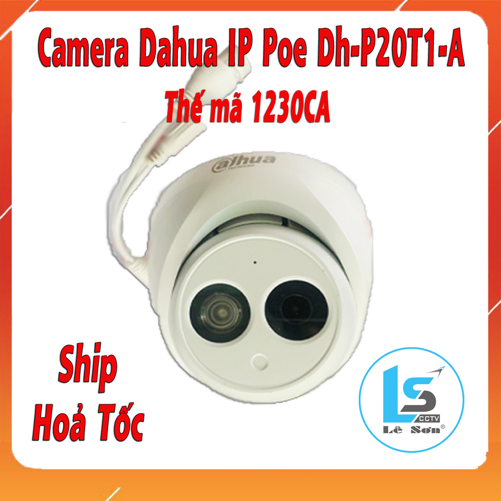 [HCM]Camera Dahua IPC P20T1-A có tích hợp mic hỗ trợ POE thay mã (6253CA)