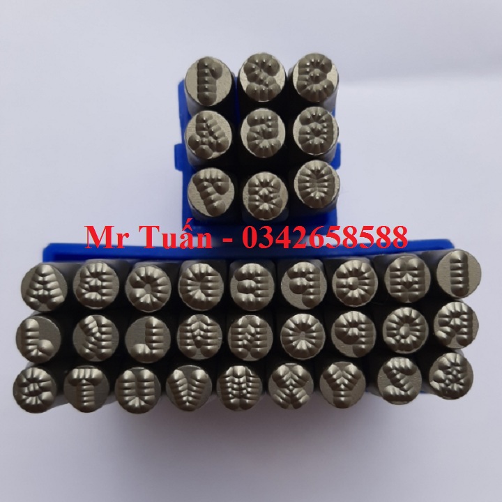 Bộ đục số và chữ chấm bi 5mm