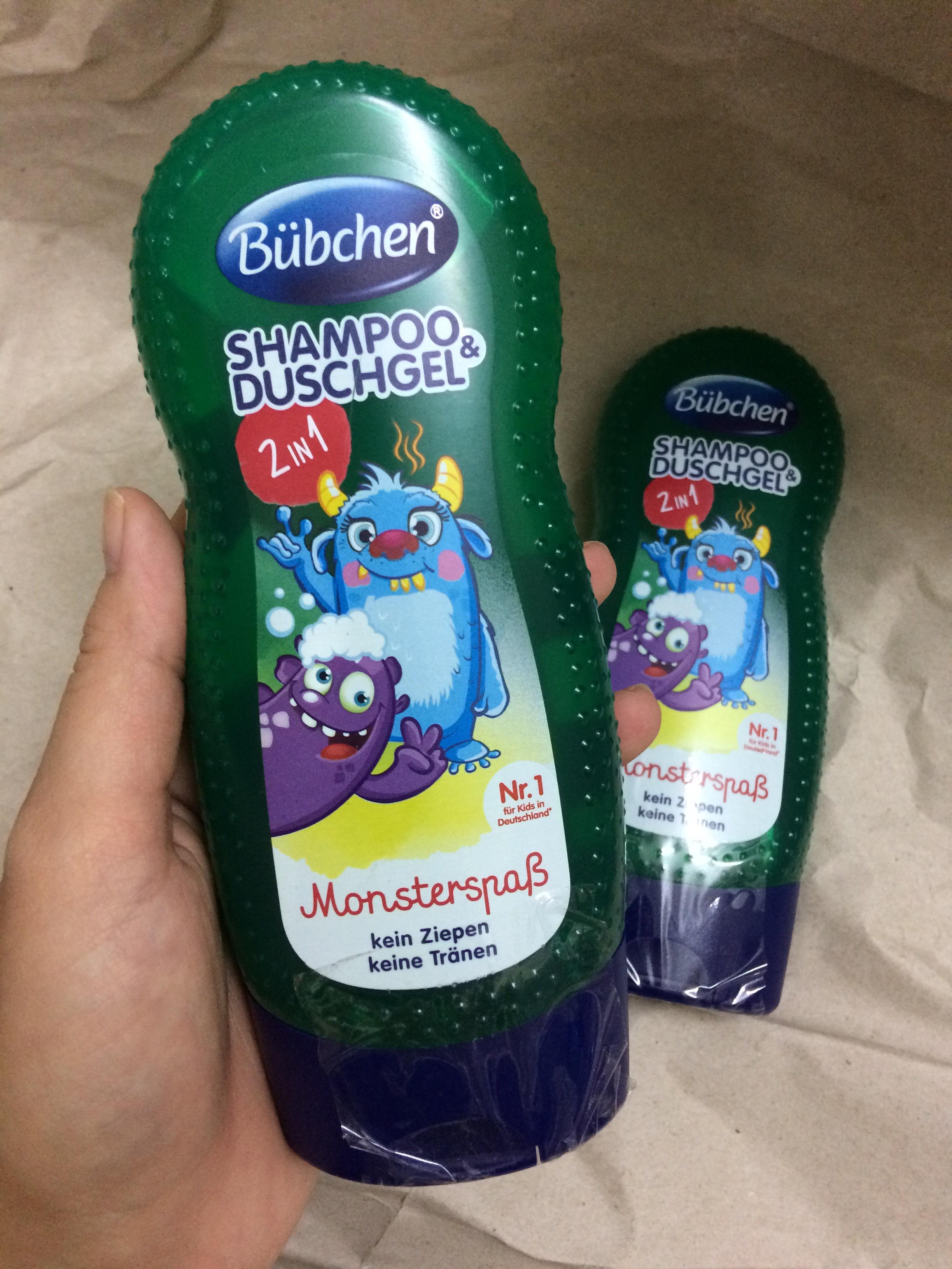 Sữa tắm dầu gội 2in1 cho bé hiệu Bubchen 230ml ĐỨC