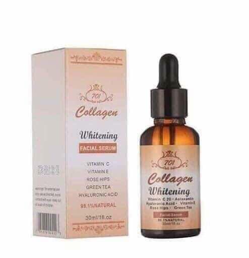 Serum collagen plus vit e 701 dưỡng trắng da se khít lỗ chân lông