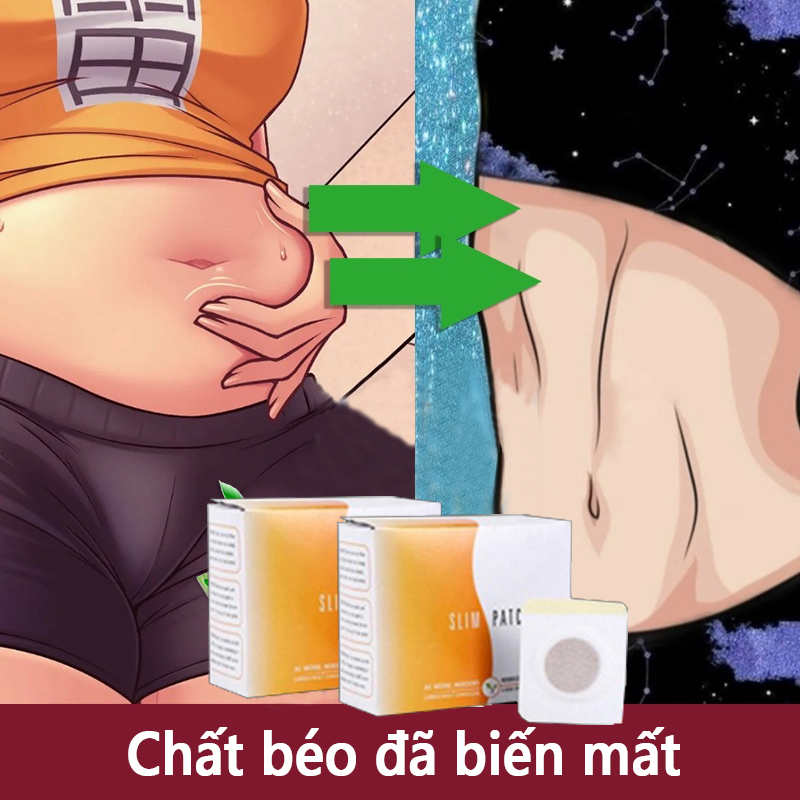 Miếng dán tan mỡ bụng magic patch,giảm cân nhanh trong 7 ngày Giảm cân toàn thân miếng dán thải độc Miếng dán giảm béo đốt cháy mỡ bụng,béo bụng,giảm mỡ bụng,không cần ăn kiêng kiểm soát