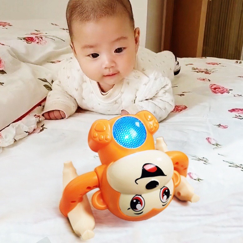 Khỉ con nhào lộn đáng yêu - đồ chơi khỉ nhào lộn giải trí cho trẻ sơ sinh và trẻ nhỏ vui chơi