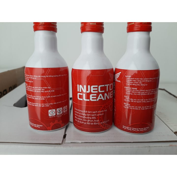  Chai súc động cơ vệ sinh kim phun và buồng đốt xe máy chính hiệu Honda INJECTER-CLEANER 