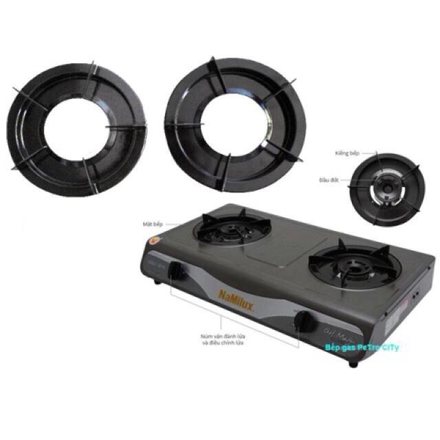 Bo 2 Kiềng bếp gas tròn đa năng dùng cho các dòng bếp ga mặt inox cao cấp dùng