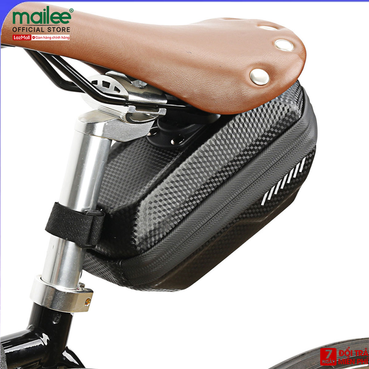 Túi Gắn Sau Yên Xe Đạp Chống Mưa Có Dải Phản Quang Tiện Dụng Túi Treo Dưới Yên Xe Đạp Dung Tích Lớn Mai Lee