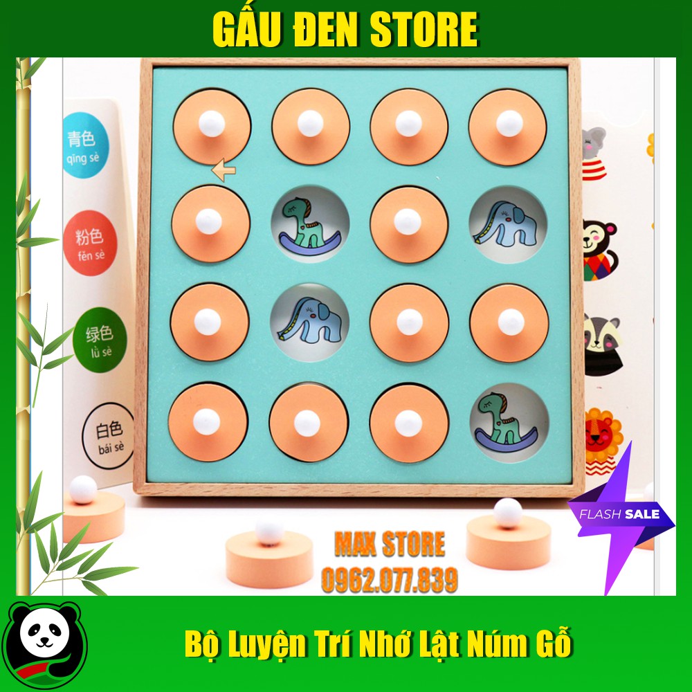 Bộ chơi gỗ lật thẻ rèn luyện trí nhớ cam kết hàng đúng mô tả chất lượng đảm bảo an toàn đến sức khỏe người sử dụng đa dạng mẫu mã màu sắc kích cỡ