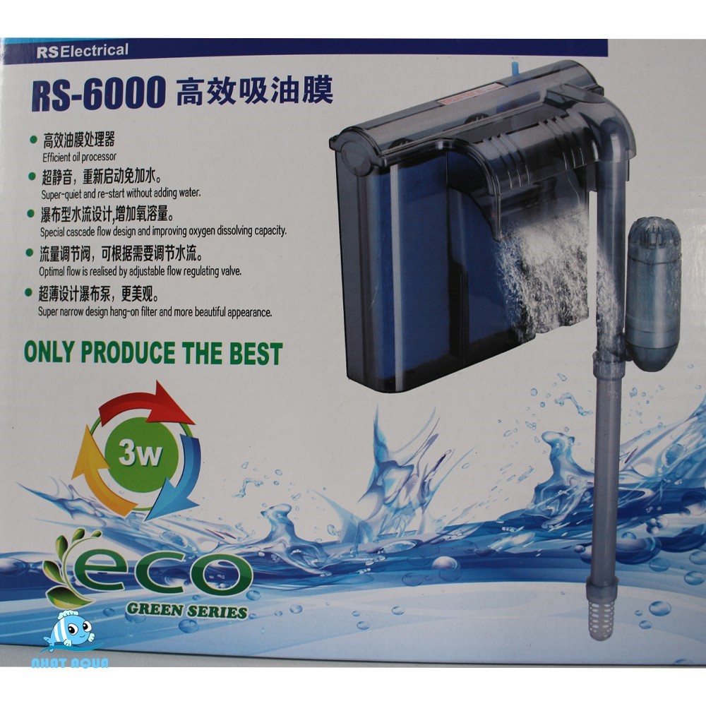 Máy lọc thác bể cá cảnh rs-5000, rs-6000, rs-7000