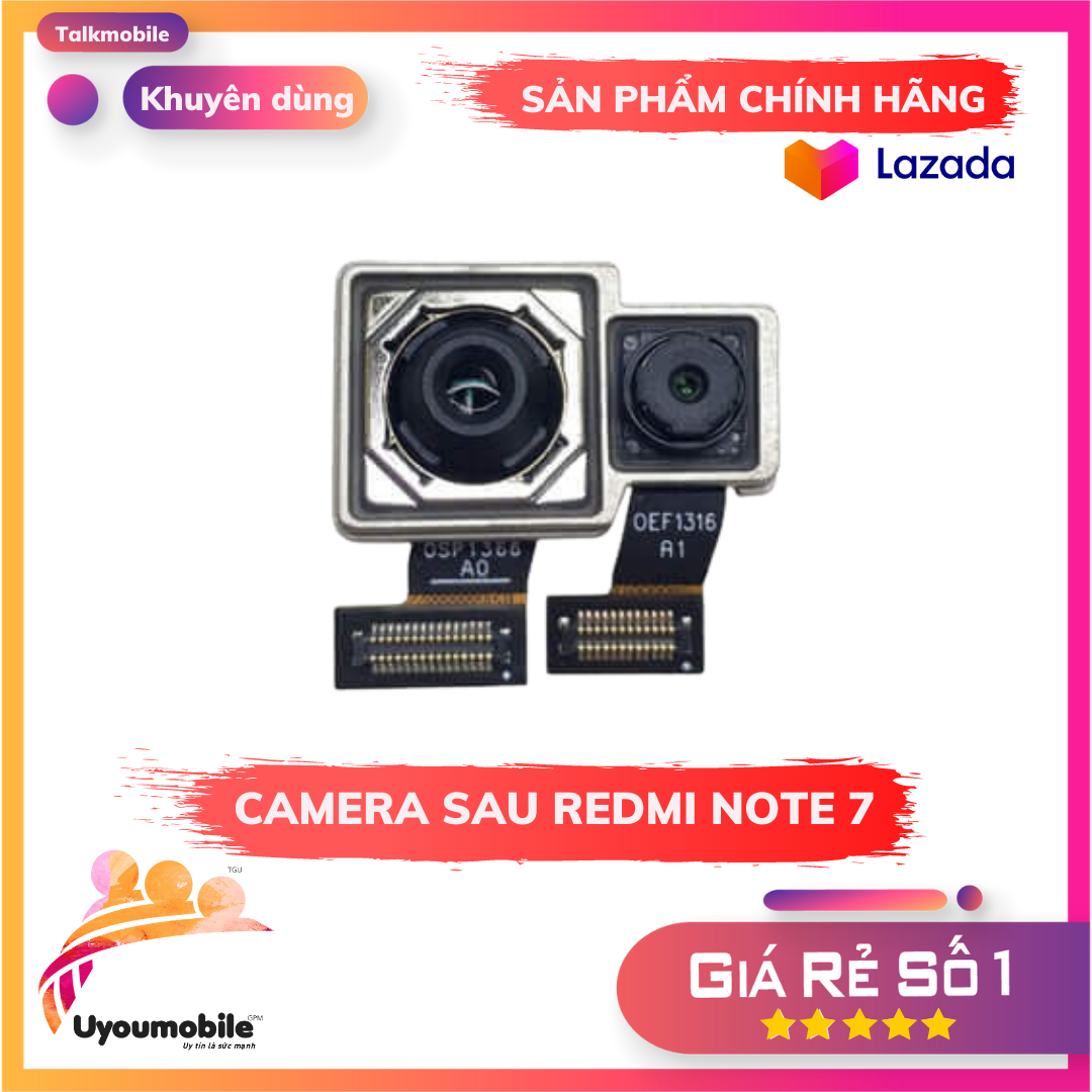 Camera sau redmi note 7 chính hãng bóc máy zin 100%