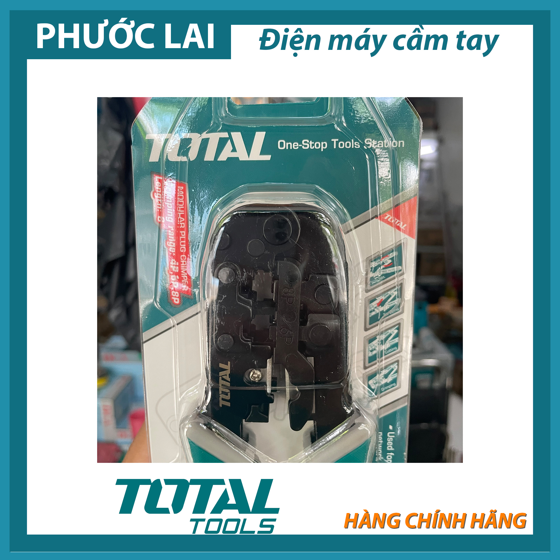 Kềm bấm cos viễn thông hàng chính hãng Total TMPCN5468R