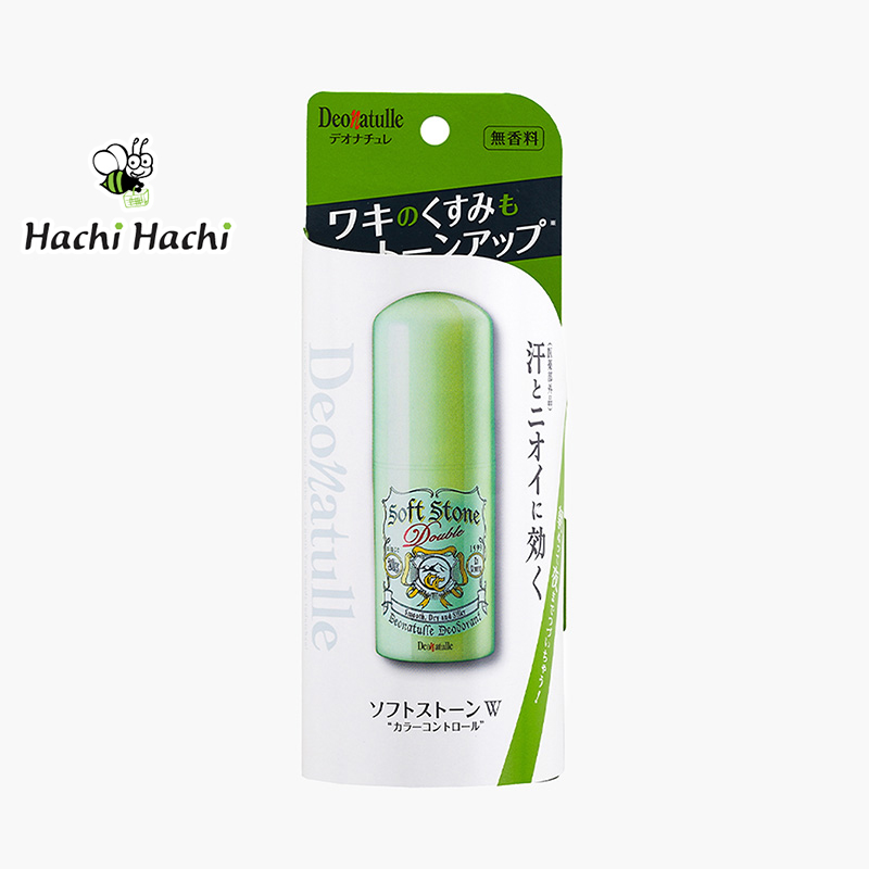Lăn khử mùi đá khoáng giúp sáng da Deonatulle Soft Stone 20g - Hachi Hachi Japan Shop