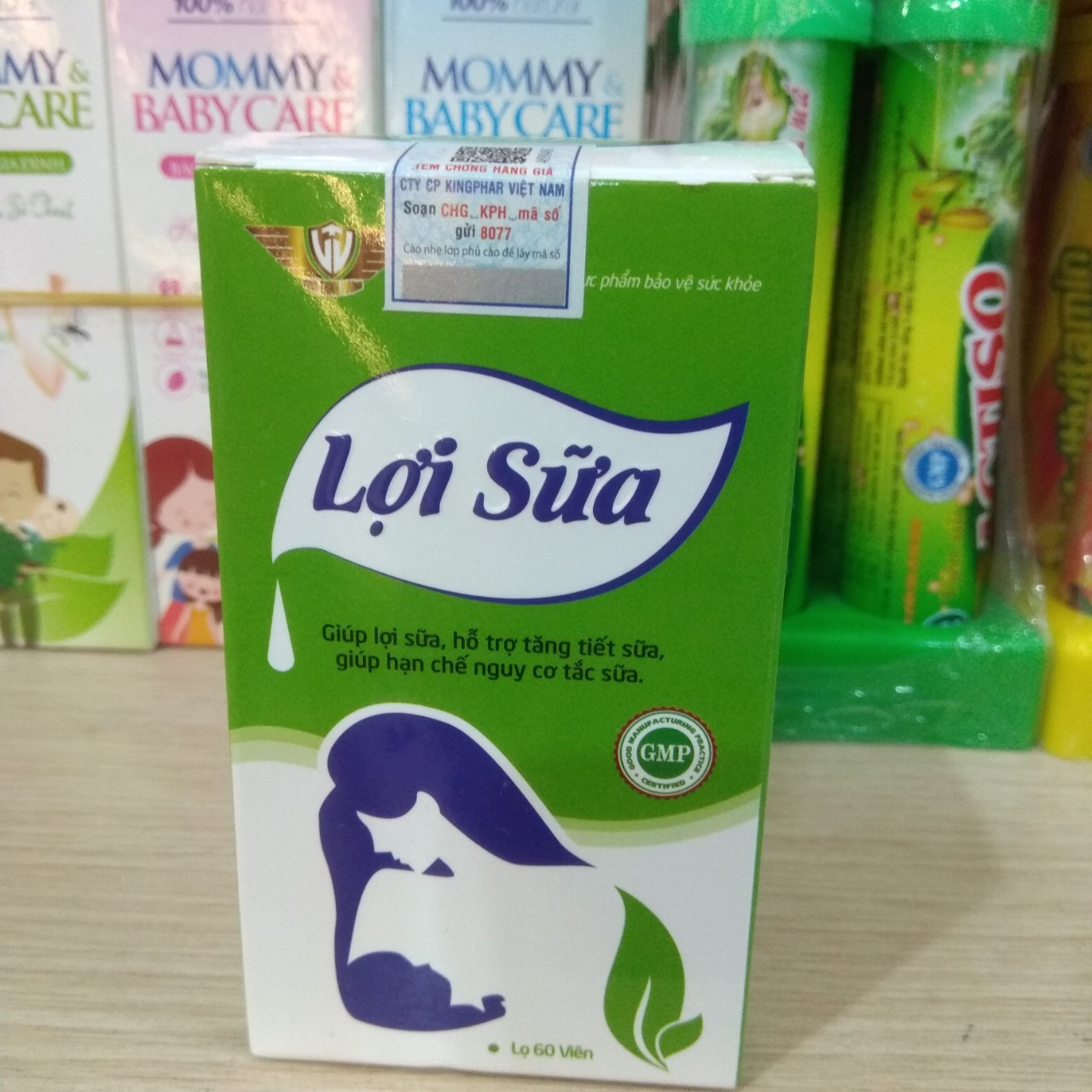 Lợi Sữa  kingphar chính hãng - Giúp lợi sữa , kích sữa về nhanh và đều  , thông tắc tia sữa , sữa luôn đặc và thơm , mẹ nhanh về vóc dáng- hộp 40 viên