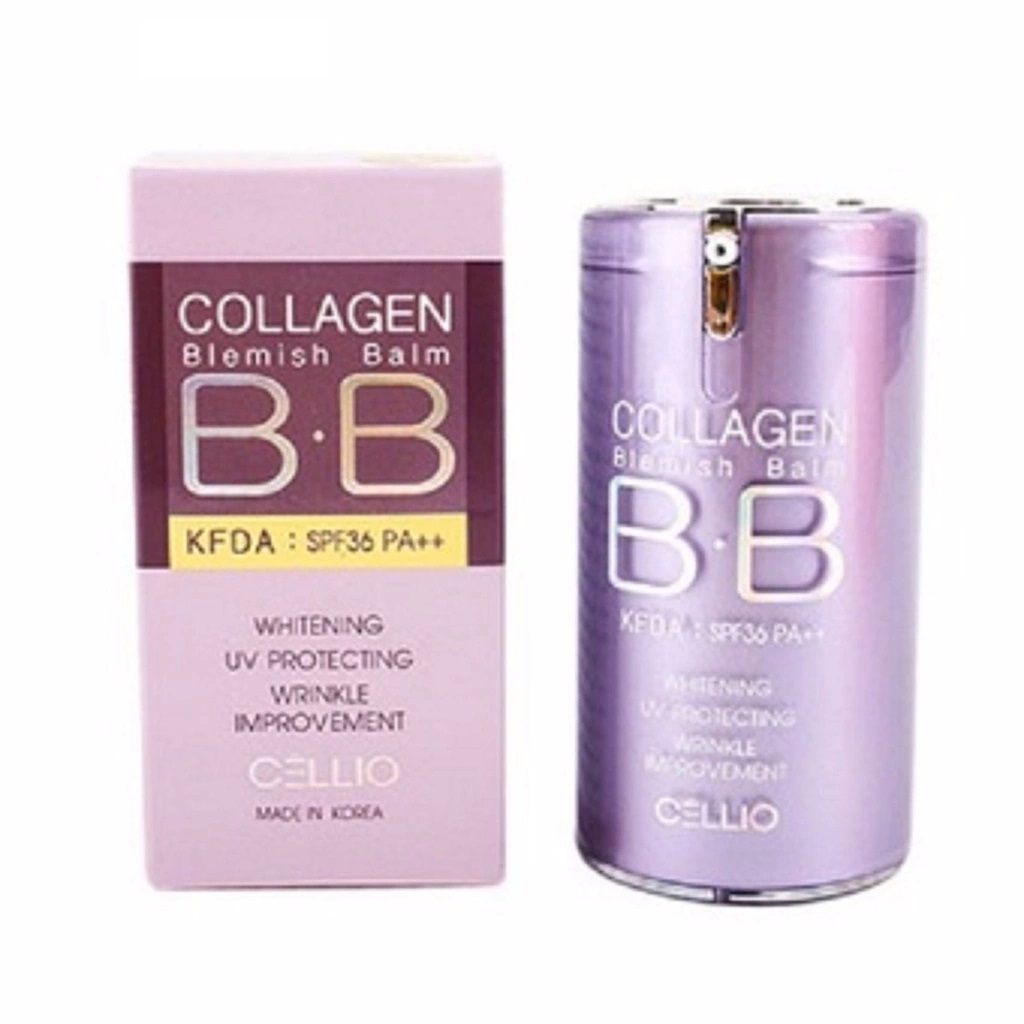 Kem nền trang điểm bb collagen cellio 40ml