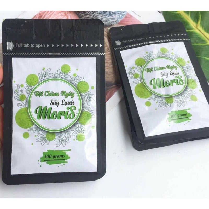 Bột chùm ngây sấy lạnh moris - túi zip 100gr