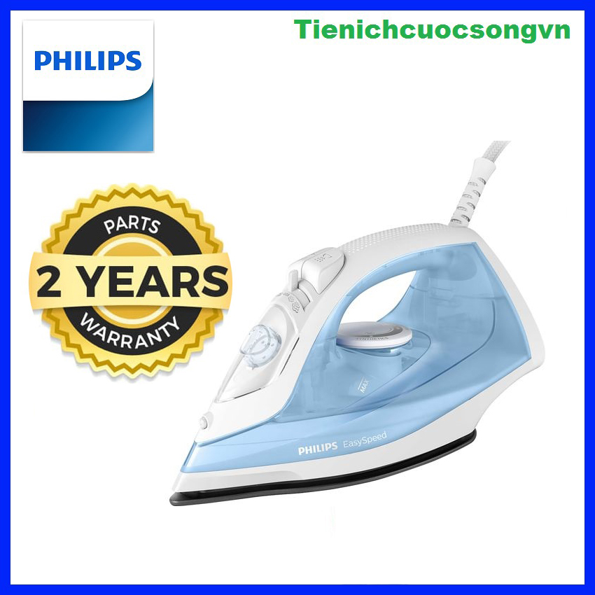 [HCM]Bàn ủi hơi nước GC1740 4 chế độ hơi phun cho hiệu quả ủi tốt hơn công suất lên tới 2000 W cho hơi phun mạnh và ổn định Xanh dương nhạt