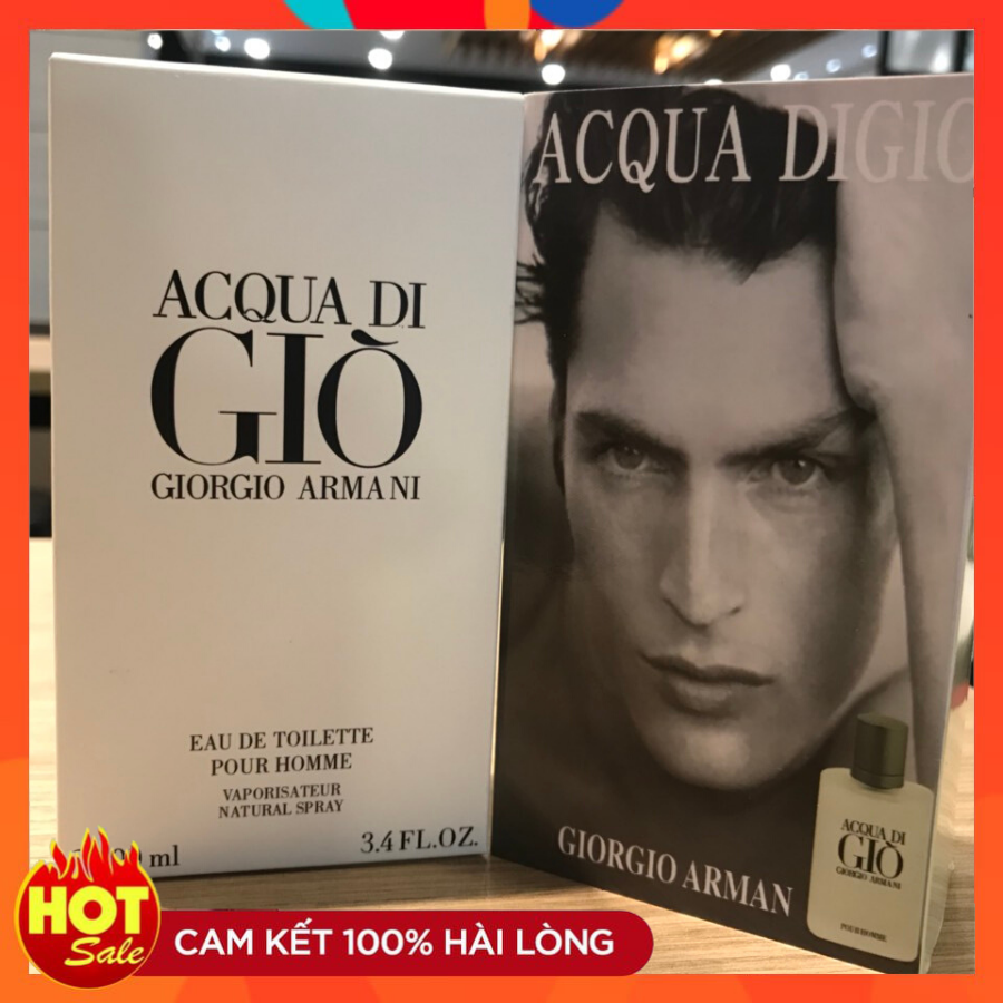 Nước Hoa Nam Aqua Di Giò Trắng Thơm Lâu 8h Hương Thơm Nam Tính, Thanh Lịch