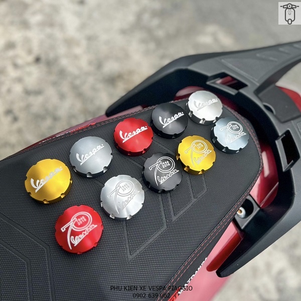 Nắp Xăng Vespa CNC nhôm cao cấp
