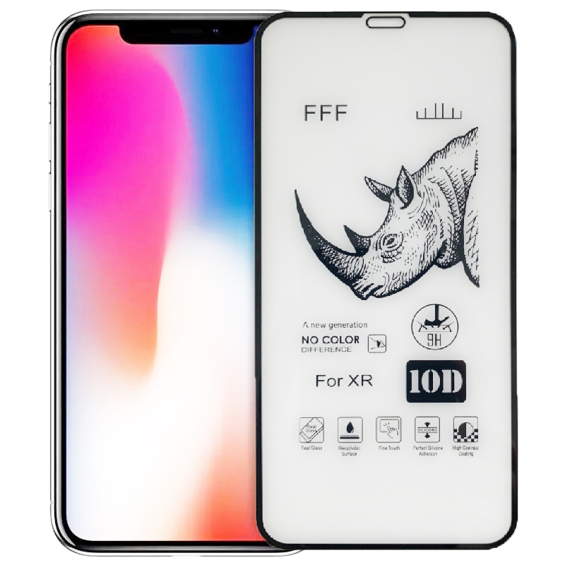 Kính cường lực 10D Tê giác full màn cho iphone 6 đến 11 PRO MAX