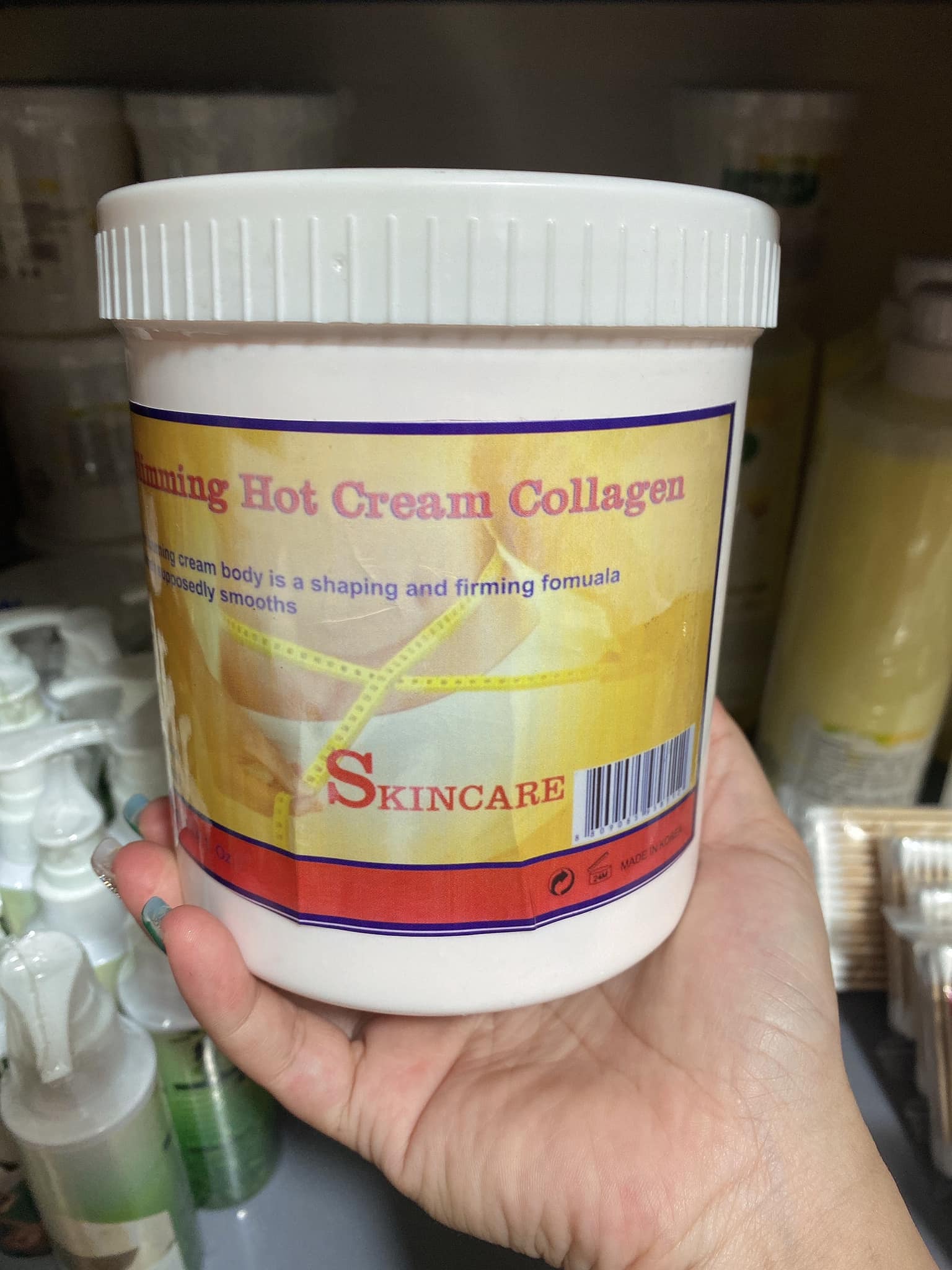 Kem tan mỡ skincare, kem tan mỡ bụng giảm béo, kem tan mỡ siêu nóng hũ 1kg