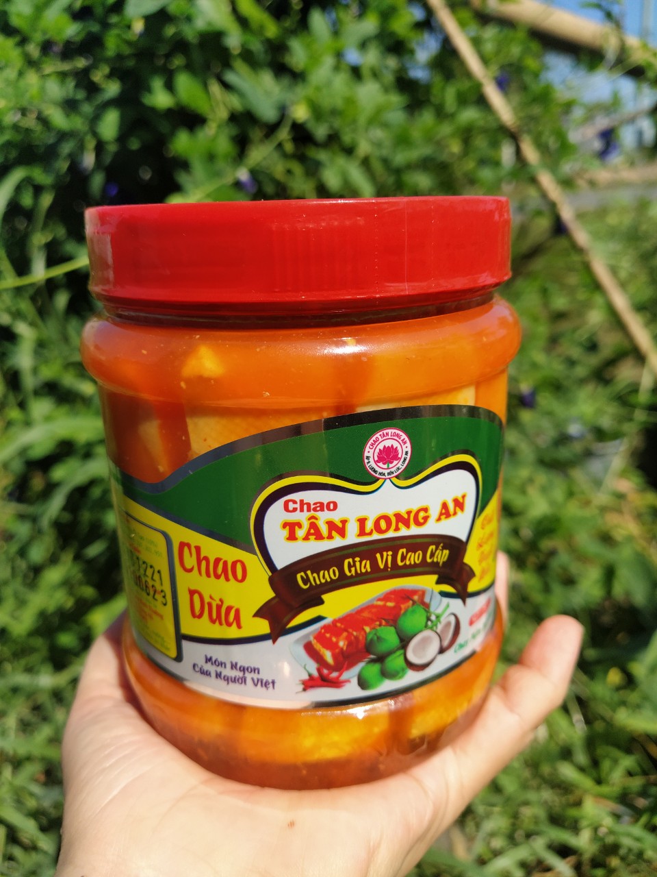 Chao dừa đặc sản tân long an ăn là ghiền