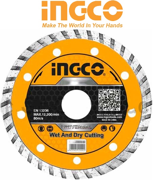 Đĩa cắt gạch đa năng 180mm 7inch turbo diamond disc ingco dmd031802 dmd011802